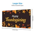 thumbnail image 2 of Kdxio Happy Thanksgiving 1 Print Large Gaming Mouse Pad,Non-Slip Base,Water Resist Keyboard Pad for Gamer,Office & Home,29.5 x 15.8 in, 2 of 6