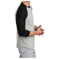 thumbnail image 3 of Yellow Rooster Men's Colorblock Raglan Jersey Heather Grey/ Black 3XL, 3 of 6