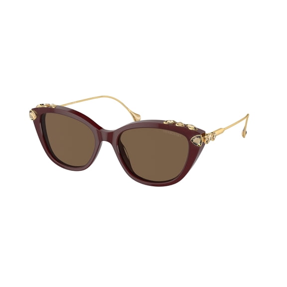 Sunglasses Swarovski SK 6010 105673 Opal Burgundy Dark Brown