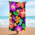 thumbnail image 1 of Camisones sin mangas con estampado de verano para mujer, batas de baño, toallas de playa, batas de poliéster, 1 of 4