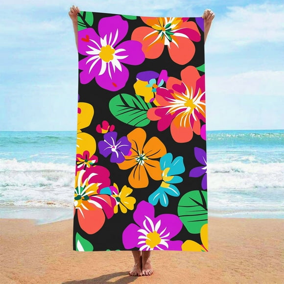Camisones sin mangas con estampado de verano para mujer, batas de baño, toallas de playa, batas de poliéster