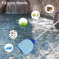thumbnail image 3 of Hyasfey Pool Leaf Skimmer Net Ultra Fine Mesh with Long Aluminum Pole Detachable Pool Cleaning Net Leaf Catcher, 3 of 7