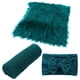 thumbnail image 1 of Juego de 3 mantas de tela peluda con lazo, cómodas mantas de tela para bebé, accesorios de fotografía (verde oscuro), 1 of 5