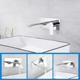 thumbnail image 3 of Central Brass 0031-H1/2H Single Handle Self-Close Wall Mounted Bathroom Faucet - Chrome, 3 of 7