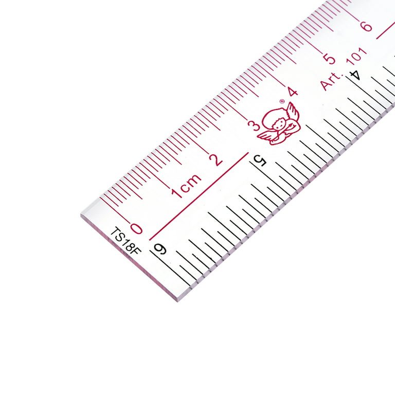 Mr. Pen- Ruler, 6 inch Ruler, Pack of 3, Clear Ruler, Plastic Ruler, Drafting Tools, Rulers for Kids, Measuring Tools