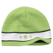 Girls Snowflake Stripe Beanie