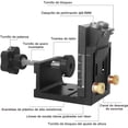 thumbnail image 2 of Kit de Plantilla de Agujeros de Bolsillo Ajustable, 2 en 1 Herramientas de Carpintería de Bolsillo Pocket Hole Jig, Plantilla para Taladrar, Posicionador de Perforación de Agujeros Inclinados, 2 of 7