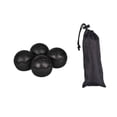 thumbnail image 3 of 4 fundas para patas de silla Moon, almohadillas silenciosas para pies, antideslizantes, de repuesto Negro, 3 of 9
