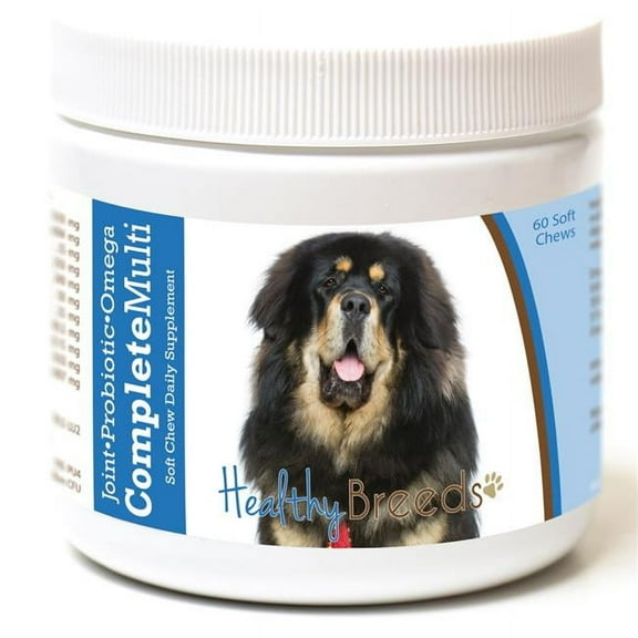 Healthy Breeds 192959009194 Tibetan Mastiff all in one Multivitamin Soft Chew - 60 Count