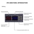 thumbnail image 1 of Microcomputer Temperature Control, Intuitive Stable Sturdy Portable Digital Display, For Heating Devices Refrigeration Cooling Water Machines Seafood Machines, 1 of 8