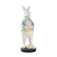 thumbnail image 3 of Taicans Easter Bunny Figurine with Egg Basket,12in Cute White Resin Rabbit Statue,Spring Home Table Decor,Easter Party Gift,Holiday Ornament for Mantel Shelf Decorations, 3 of 4