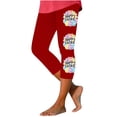 thumbnail image 1 of Pantalones de Ajuste Seco de la Moda de las Mujeres Imprimidas Leggings, Deporte de Yoga Elástico de Poliéster Elástico Respirable, 1 of 4