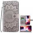 thumbnail image 1 of Case for Oneplus 6 Wallet Case Leather Premium PU Embossed Design Magnetic Closure Protective Cover with Card Slots for Oneplus 6, Black, 1 of 5