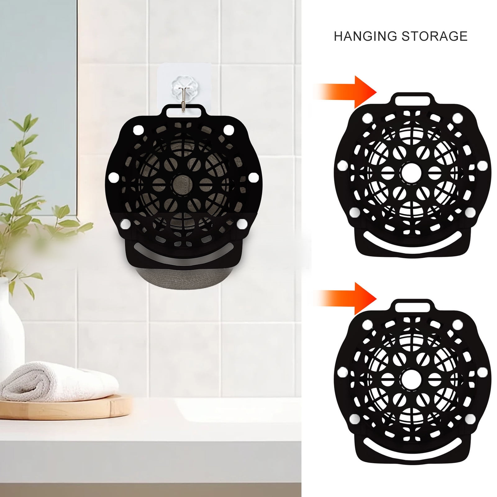 Reusable Hat Washer Cage Baseball Caps Silicone Caps Holder Caps Cleaner Protector Silicone Texture for Washing Machine