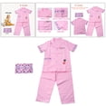 thumbnail image 3 of Up Doctor Juego de Roles Juguetes Disfraz para Niños Juguete de Simulación Regalo Niñas Niños 3 4 5 años Fi Cumpleaños Jug Rosado Soledad Disfraz de doctor para niños, 3 of 9