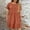 01 Brown, variant on Weiqiqre Womens Summer Dresses Casual Loose Cute Ruffle Cap Sleeve Flowy Mini Dress Sundress