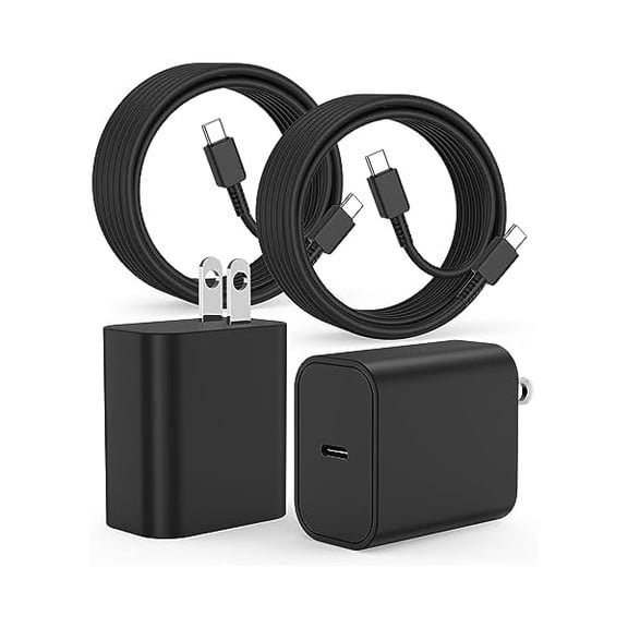 xixishop 45W USB-C Super Fast Wall Charger, 10FT Long Type C Charger Cord Fast Charging Android Phone, for Samsung Galaxy S24 Ultra/S24/S24+/S23 Ultra/S23/S23+/S22/S22 Ultra/S22+/S21 2Pack $25.99