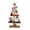 White, variant on 8.46 Inch Christmas Tree Wooden Desktop Ornaments, Wooden Xmas Table Centerpieces Decoration For Office And Holiday Party