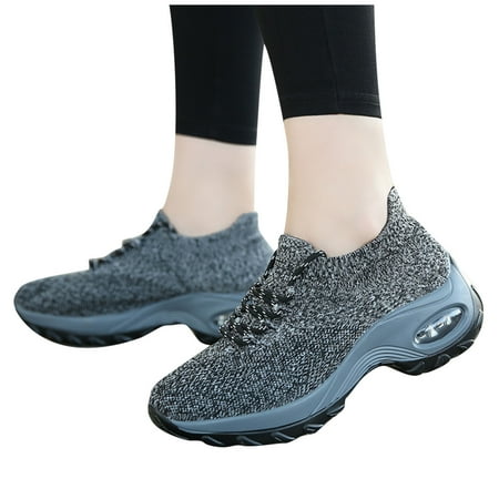 

WMYBD Shoes for Women Women s Shoes Sports Breathable Women Flying Woven Socks Shoes Walking Casual Running Sneakers Gifts for Women