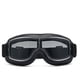 thumbnail image 1 of Gafas de moto vintage CHAO gafas de aviador plegables con lentes antivaho marco negro lentes grises, 1 of 3