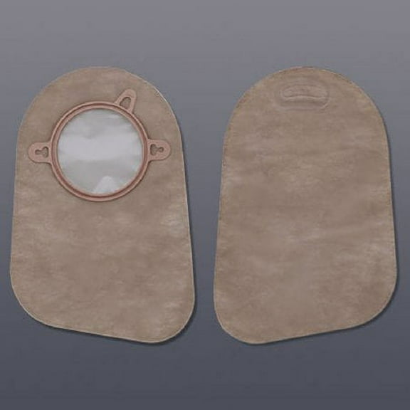 New Image Filtered Ostomy Pouch Two-Piece System 9 Inch Length Closed End, 18374 - Pack of 60