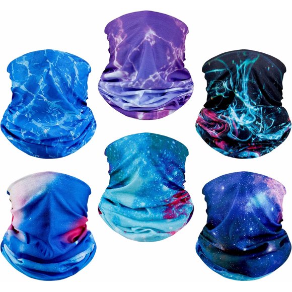 Lot de 6 Pasamontañas Calavera Pasamontanas Militar Mascara pour le Froid en Moto