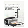 thumbnail image 4 of Iron Ring Binding Machine Manual 8-inch A5 Calendar Hanging Punching and Pressing Double Line ,Pinpoint Punching, 4 of 6