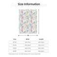 thumbnail image 5 of Sikiie Cartoon Bunny Cozy Flannel Fleece Throw Blanket: Lightweight & Thick for All Seasons - Perfect for Women, Men, & Kids"50"x40", 5 of 6