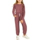 thumbnail image 1 of Conjunto camisero con volantes de manga larga para niña, conjunto de otoño, de Outfit Blibean, 1 of 5