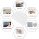 thumbnail image 1 of DIY Window Screen with Self-Adhesive Tapes Household Mosquito Screen Mosquito Net Mosquito Protector Mesh Curtain Door Net 100*100cm White, 1 of 5