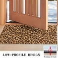 thumbnail image 3 of Brown and Black Leopard Print Door Rugs,Washable Non Slip Door Mats Indoor,Decorative Door Mats,Entry Mat Indoor for Entrance,Bedroom,Kitchen,Bathroom,17"x30", 3 of 6