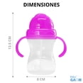 thumbnail image 3 of Kit de vasos entrenadores para bebé con tapa antiderrames Baby Gaon  GNTPN01, 3 of 8