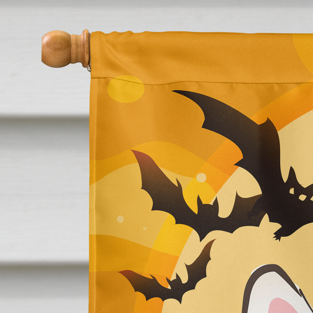 Halloween Westie Flag Canvas House Size