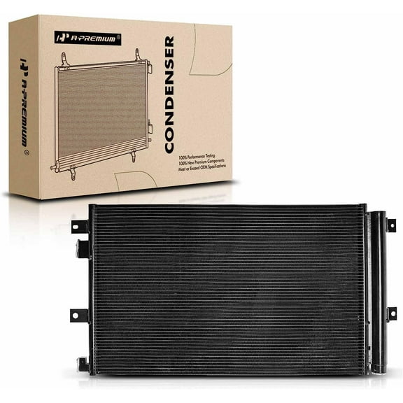 A-Premium Air Conditioning A/C Condenser Compatible with Hino 145 165 185 238 258ALP 258 258LP 268 268A 308 338 338CT 358, 4.7L 7.7L, Replace# 88460E0120, 2433678