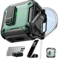 thumbnail image 1 of Case for AirPods Pro 3rd Generation with Phone Holder Compatible with Back Magnetic Suction Function Suitable for AirPods Pro 3 Protective Case, 1 of 5