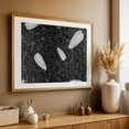 thumbnail image 5 of Leaf With Dewdrops 02 - Phoenix Arizona Photography Abstract Black and White Geometric Minimalist Modern Art Space Surrealism Unframed Wall Art Print 32 x 48 inches, 5 of 7