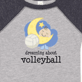 thumbnail image 4 of Inktastic Dreaming About Volleyball Boys or Girls Baby Bodysuit, 4 of 5