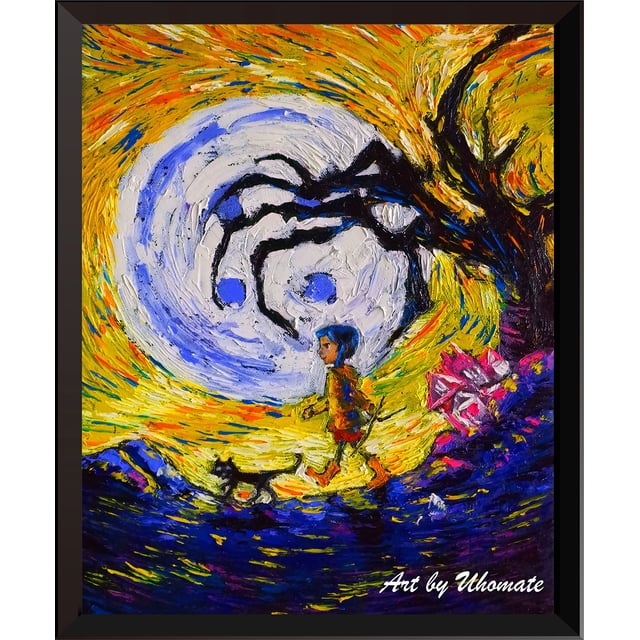 Póster sobre lienzo para pared con estampado Uhomate Coraline Vincent Van Gogh