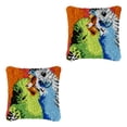 thumbnail image 4 of Billuyoard Funda de almohada para el hogar y la Oficina, sofá, silla de salón, almohada cuadrada de punto de cruz, funda de cojín, adorno Tipo 1 2piezas, 4 of 6