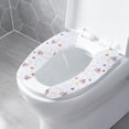 thumbnail image 4 of Cateissary Impresión baño cálido lavable salud pegajosa alfombrilla para asiento de inodoro almohadilla hogar reutilizable cubierta de Type9 NO9, 4 of 6