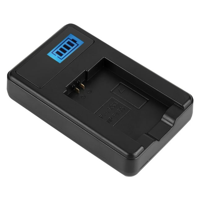 NP-FW50, Noir avec Indicateur LED Chargeur de Batterie, pour Appareil Photo Alpha