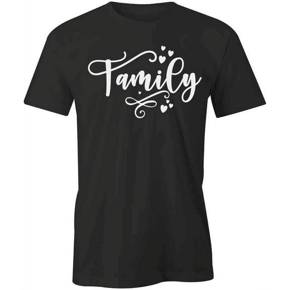 Family T-Shirt | Positive Vibes Black Tee Gift
