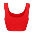 thumbnail image 3 of Sevevn Fashion Woman's Solid Strap Wrap Hollow Out Bra Underwear Bralette Stylish Beach Vacation Clothes for Women Red S, 3 of 4
