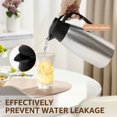 thumbnail image 6 of Wekvgz Coffee Carafe Stainless Steel Insulated Coffee Carafe Vacuum Insulated Coffee Carafe 68Oz Thermal Coffee Carafe Leak Proof Insulated Coffee Carafe with Handle Suitable for Tea, 6 of 10