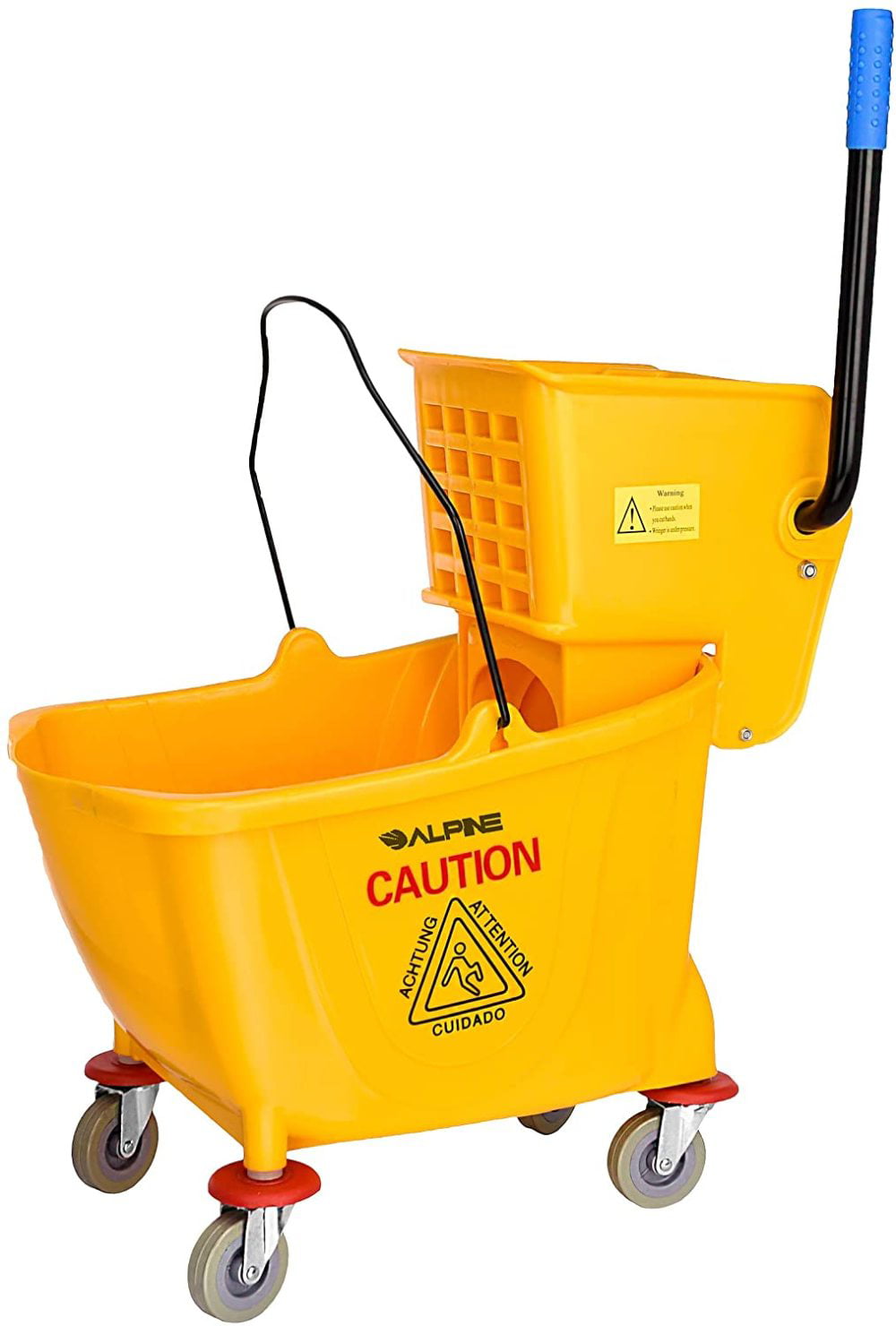 Heavy Duty Janitorial Commercial Industrial Wet Mop Bucket With Wringer 