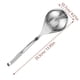 thumbnail image 3 of 1 PC Filtro Cuchara de acero inoxidable Colador Cuchara Durable Frying Spoon (Plata), 3 of 4