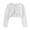 White, variant on Otqutp Toddler 2024 Blouse Kids Girls' Coat Spring/Summer Solid Color Single Button Cardigan Party Birthday School Tops for 1 to 7 Years