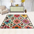 thumbnail image 2 of Yayeee Area Rugs for Living Room 5.2'x4' Indoor Non Slip Washable Bedroom Carpet, Colorful Flowers, 2 of 5