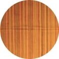thumbnail image 1 of Ahgly Company Indoor Round Abstract Orange Contemporary Area Rugs, 7' Round, 1 of 1