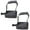 A, variant on 9/16inch 1/2inch Universals Bike Pedals Stationary Recumbent Bike Pedals Replacement Exercise Bike Pedals with Strap